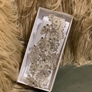 Crystal and Pearl Sash